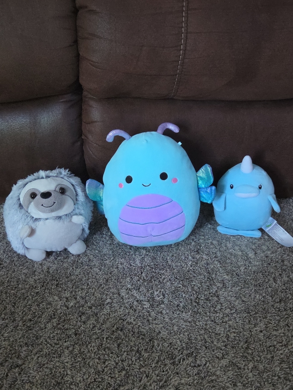 Squishmallows and Sea Monster Plush Duo Along With Hedgehog